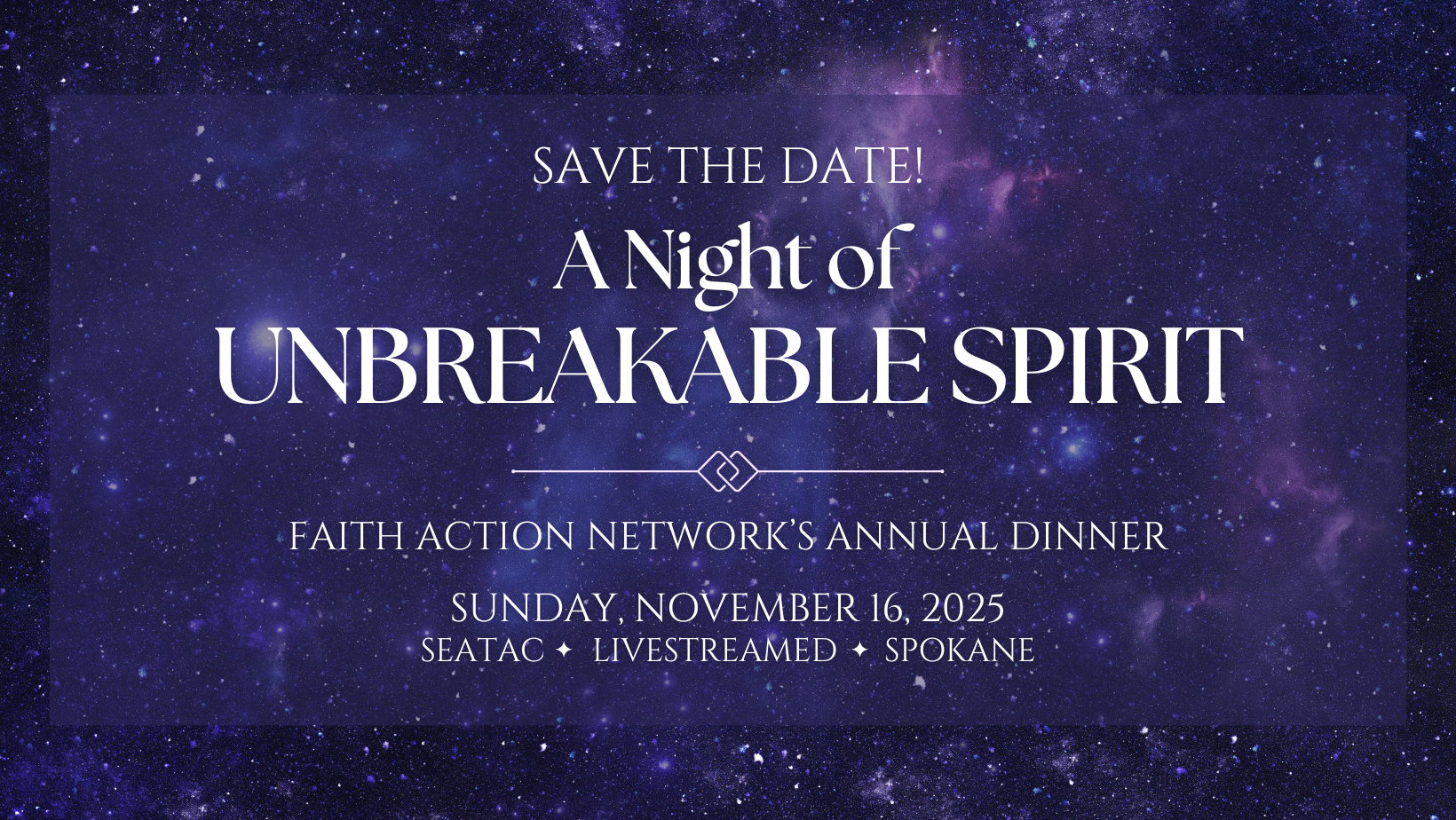 Save the date for FAN's annual dinner 2025