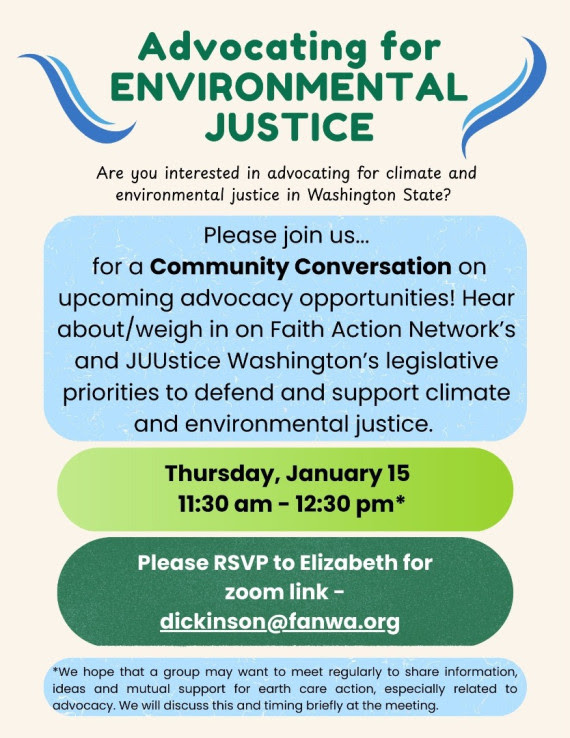 Advocating for Environmental Justice poster